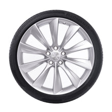 Load image into Gallery viewer, 21&quot; Turbine Wheel and Tire Package - Silver